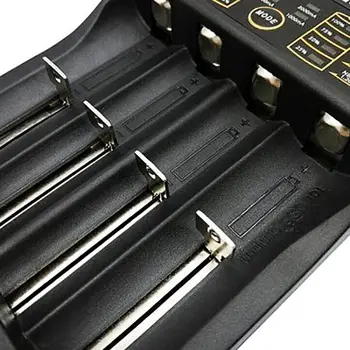 Liitokala Lii-402 Micro USB DC 5V 2A 4Slots 18650/26650/16340/14500 Polnilnik litij-NiMH baterije za 3,7 V AA AAA SC