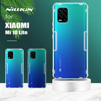 Za Xiaomi Mi 10 Lite Primeru Nillkin TPU Ultra-Tanek Mehki Silikonski Hrbtni Pokrovček Primeru za Xiaomi Mi10 Pro Mi 10 Lite Primeru Telefon