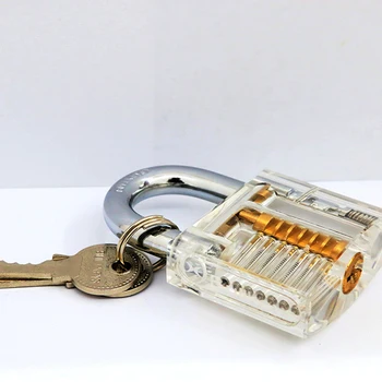 Locksmith Ročno Orodje Za Zaklepanje, Izberite Nastavi Prosojno Vidni Fra Praksi Ključavnico Z Zlomljeno Ključ Odstranite Kljuke Dvakrat Zapored Napetosti