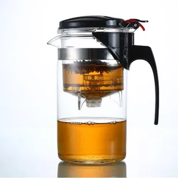 Vroče prodajo Veliko Toplotno Odporno Steklo, Čajniki Puer grelnik vode Cvet Čaj Pot Priročno Urad Teasets Drinkware