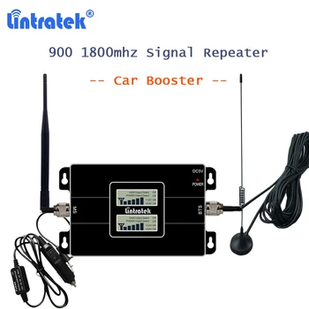 Avto Repetitorja 900 1800 mhz 4G, Signal Mobilnega Booster lte 1800 GSM repetidor z 10m Kabla mobilni telefon Ojačevalec GSM 2G avto 41