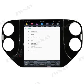 4+128G Tesla maska Za VW Tiguan Android 9 Avto Multimedijski Predvajalnik, GPS Radio Stereo Vodja Enote