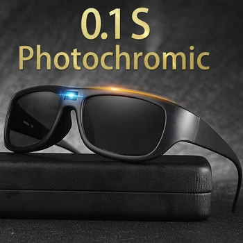 Samodejno Nastavljiva Zatemnitev sončna Očala Moških Polarizirana Photochromic Auto Darkenning Razbarvanje Kameleon sončna Očala Vožnje UV400