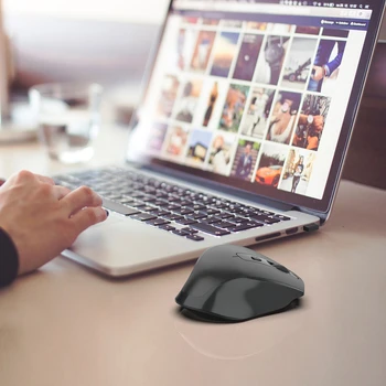 Jelly Glavnik za ponovno Polnjenje 2.4 G Wireless Mouse Tiho Kliknite Gaming Miška za Prenosnik Prenosnik Desktop USB Sprejemnik Izklopite Miši