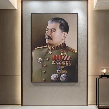 Joseph Stalin Portret HD Wall Art Fotografij, Platno Slikarstvo Plakatov in Fotografij Skandinavskih za dnevno Sobo Cuadros Doma Dekor