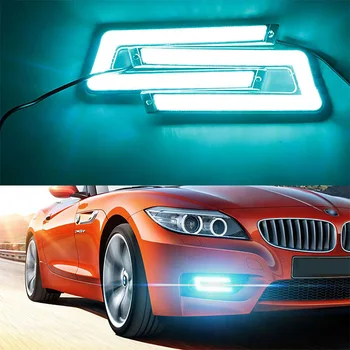 2pcs Avto LED Luči Auto Glavo Svetilka Delo Svetlobe, Ultra Tanek Nepremočljiva U-tip High-definition Cob Univerzalno Dnevnih Luči