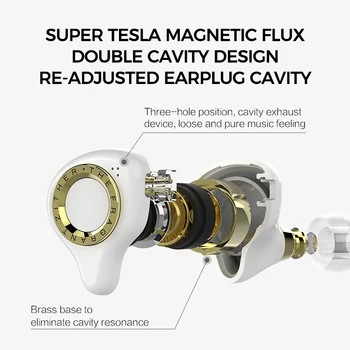 TFZ ŽIVO X Lossless Prenos Medenina Znanja Tesla-Razred Magnetnega Slušalke S Snemljivo Kabel, Slušalke