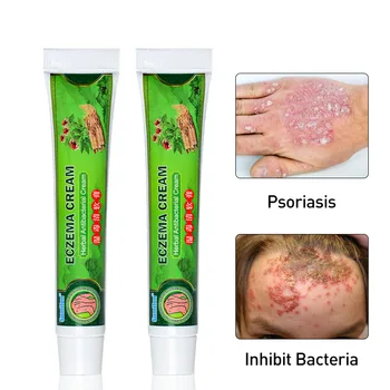 Sumifun 10pcs Vroče Krema za Luskavico Protibakterijsko Antipruritic Dermatitis, Ekcem Mazilo Kitajski Zeliščni Medicinske Mavca za Nego Kože