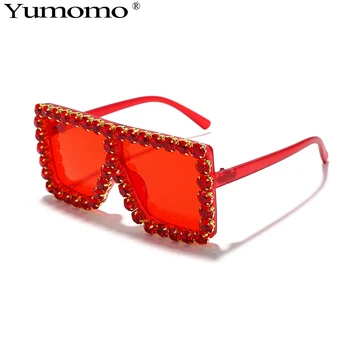 2020 blagovne Znamke Oversize Diamond sončna Očala Otroci UV400 Očala za Sonce Velik Okvir Buljiti Baby Fantje Dekleta Lep Sunglass Oculos Očala