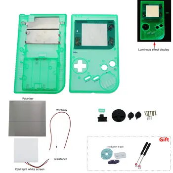 ChengHaoRan Polno Klasičnih Stanovanj Lupini Primeru Kritje Za Gameboy GB GBO DMG LCD Plošči zasveti Zaslon Gumb Za Izvijač
