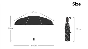 Avtomatski dežnik Živali Husky Pes vzorec Tiskanja Rainproof UV zaščito suncobran visoke kakovosti velik dežnik