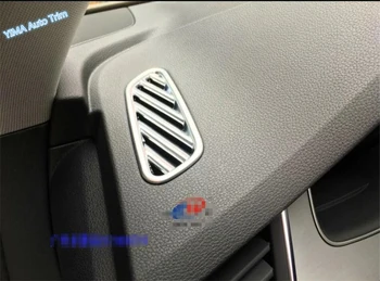Lapetus Auto Styling nadzorno ploščo klimatske naprave AC Prezračevalni Odprtini Kritje Trim ABS, Primerni Za Audi Q7 S Črto, S-Line Šport 2016 - 2019