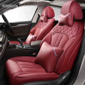 FUZHKAQI po Meri Usnje avto sedeža kritje Za Ford Fiesta Mondeo Fusion Focus Spremstvo S-MAX Rob Kuga Taurus Avtomobile Sedeža
