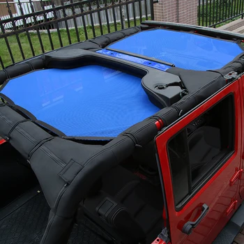 MOPAI 4 Vrata Avtomobila Streho Očesa Bikini Vrh Dežnik Kritje UV Sonce Odtenek Očesa za Jeep Wrangler JK 2007-2017 Avto Dodatki Styling