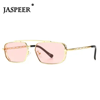 JASPEER Steampunk sončna Očala Moške blagovne Znamke Oblikovalec sončna Očala UV400 Vožnje Odtenki Ženske Gradient Moda Kovinski Okvirji za Očala