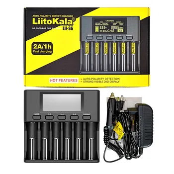 2020 LiitoKala Lii-PD2 Lii-PD4 Lii-S6 Lii500s Polnilec za 18650 26650 21700 AA AAA 3,7 V/3.2 V/1.2 V litijeve baterije NiMH