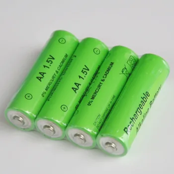 4PCS/veliko 1,5 V AA 3000mah Baterije alkalne Baterije za ponovno Polnjenje 2100mah 1,5 V AAA Baterije za Svetilka, polnilne Baterije