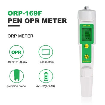 ORP-169E/169F ORP Meter Redox Tester Detektor Z Izmenljivimi Sonda Redox Potencial Analizatorja