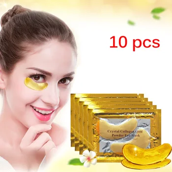 BOLUOYIN 20Pcs Kristalno Kolagena Zlato Oči Masko Anti-Aging podočnjake Akne Lepotnih Popravkov Za Oči Nego Kože korejski Kozmetika