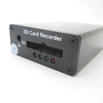 Novo 1CH Mini DVR CVBS snemanje 1 kanal CCTV monitor Podpira več načine snemanja SD snemanje DVR črna