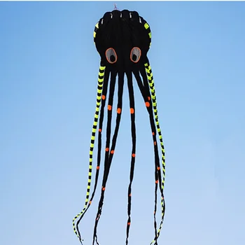 3D 8m Prugasta Hobotnica Kite Velike Živali Programske opreme Napihljivi Kite Odraslih Kite Šport na Prostem, ki Plujejo pod Orodje za Visoko Kakovostno Anti-solzenje