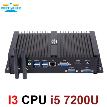 Core i5 7200U Mini PC 4K Ultra HD 3D Blu Ray Mini PC Windows 10 16GB RAM USB 3.0 Minipc Linux brez ventilatorja Core i5 mini pc nettop