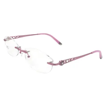 Gmei Optični S2606 Rimless Očala Okvir za Ženske Rimless Očala Očala