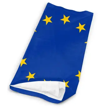 Evropske Unije Zastava Obraz Šal Z 2 Kos Filter Večnamenski Headscarf glavo jahanje masko