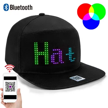 RGB7 barvni LED zaslon lučka skp po meri trenutek modul bluetooth skp mobilni telefon APP nadzor LED lučka znak hip hop skp