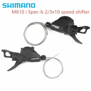 Shimano Deore M610 sem Spec-b SL-M610 Shift 2x10 / 3x10 hitrost Ročica za Nastavitev Menjalnika Poti MTB R+L 2/3x10 hitrost Rapidfire