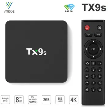 2020 Nov TV BOX Android 7.1 Smart TV Box HD 4K Media Player 2.4 G/5 G Wifi 2G 8GB Amlogic S912 Quad Core Mini Set Top Box