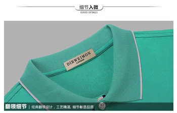 Dirweimon 2020 Novo modno blagovno znamko oblačil moški polo majica Poletje slog, čiste barve kratek sleeve solid NAS polos Velikost S-10XL