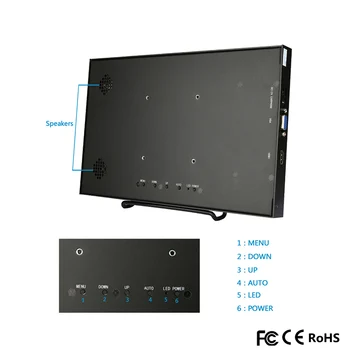 11.6 HD 1080P LCD IPS Prenosni monitor za PS3 PS4 XBOx360 s VGA HDMI Vmesnik 10.1 Palčni Gaming Računalnik PC Monitor