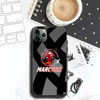 2019 Marc Marquez Moto Gp 93 Telefon Primeru Kaljeno Steklo Za iPhone 12 max pro mini 11 XR Pro XS MAX 8 X 7 6S 6 Plus SE 2020 primeru