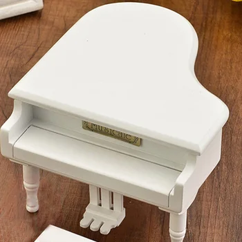Klavir Lesene Music Box Klavir Model Zaslona Okras, Darila Za Valentinovo, Klasične Lepo Glasbo Polje Home Dekoracijo