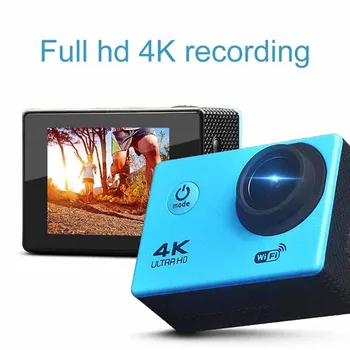 Ultra HD 4K 1080P WiFi 16 Megas Športne delovanje Fotoaparata Nepremočljiva DVR Kamere Nepremočljiva Video Snemanje Kamere Šport Cam