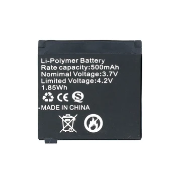 5pcs 500mAh Litij-Polymer Li-po Akumulator Pametno Gledati V18 Baterijo 3,7 v, Polnilne Za V18 Bluetooth SmartWatch