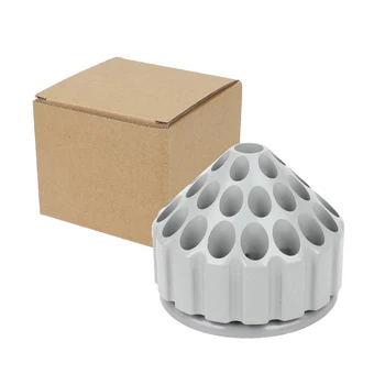 Poliranje kolo, škatla za shranjevanje Zobni Plastike Kot Imetnik Blok Primeru 35 Luknje 360-Stopinjski Vrtečih Škatla za Shranjevanje Zobozdravstveni Material Za De