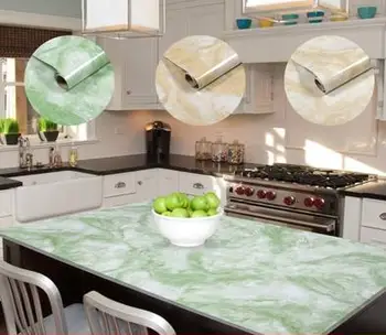 1 meter marmorja nalepke kuhinjski pult kabinet pohištva obnova nalepke namizne nepremočljiva olje-dokazilo ozadje