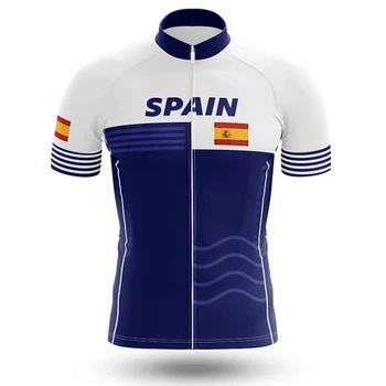 2020 Španija kolesarski dres ekipe moških kratek rokav kolo nositi dres poletje quick dry jersey abbigliamento bici da corsa uomo