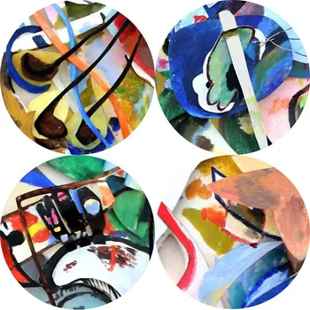 Vladimir Kandinsky Povzetek Platno Umetniške Slike, Plakati In Fotografije Znanega Umetniškega Dela Reprodukcije Stenske Slike Doma Dekoracijo