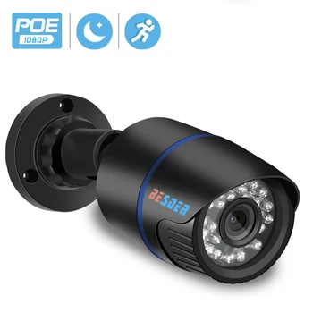 BESDER 2MP Polni 1080P HD IP Kamera, Bullet Prostem Nepremočljiva Smart Security CCTV Kamere Ai Zaznavanje Gibanja RTSP P2P ONVIF XMEye