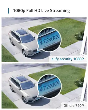 Eufy Varnosti, eufyCam 2C Brezžični Domači Varnosti Sistem Kamere, 180-Dnevno Baterije, HD 1080p, IP67 proti vremenskim vplivom, Night Vision,