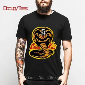 Tajski Strupenjača Cobra Kai T Shirt Čistega Bombaža Crewneck Priložnostne Vrhovi & Tees Smešno Mamba T-Shirt Bombažne Tkanine, Modna Oblačila