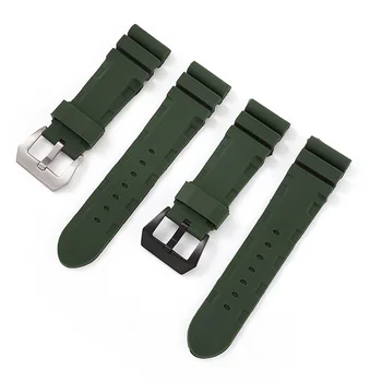22 mm 24 mm Silikonske Gume Watch Band Zamenjati Za Panerai Trak Watch Band Nepremočljiva Watchband Brezplačna Orodja