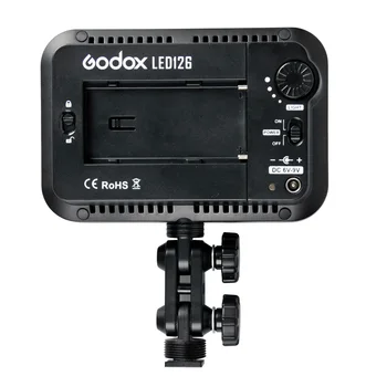 Godox LED126 5500-6500K Video Lučka Lučka za Digitalne Kamere DV Poroko Videography Foto novinarske Video Snemanje