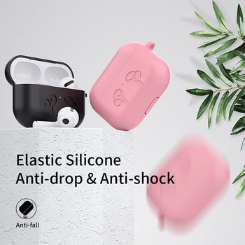 Essager Silikonsko Ohišje Za Airpods Airpod Pro Luksuzni Kritje Velja Za Apple Air Stroki Stroka Pro Kože Pribor Srčkan Roza Coque Funda