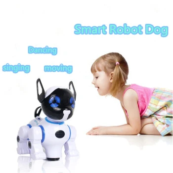Izobraževanje Električni RC Robot pes Inteligenten RC Robot pes Ples/Glasba Daljinski Nadzor Robota Otrok učenje igrače VS Sprehod dinozaver