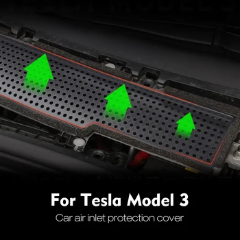 NOVA klimatska Naprava Zrak zaščitni Pokrov Dustproof Anti-umazano Čiščenje Zračnega Filtra Za Tesla Model 3 2017~2019
