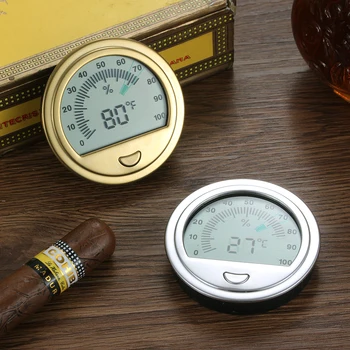 GALINER Natančnost Cigar Higrometer Za Humidor Dim Cigar Dodatki Prenosni Krog Vlažnost Detektor Natančno Higrometri